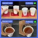 Paper Cup HALAL Tebal 4oz 120ml 8oz 240ml 12oz 360ml 16oz 480ml 22oz Pack Gelas Kertas Trifinity