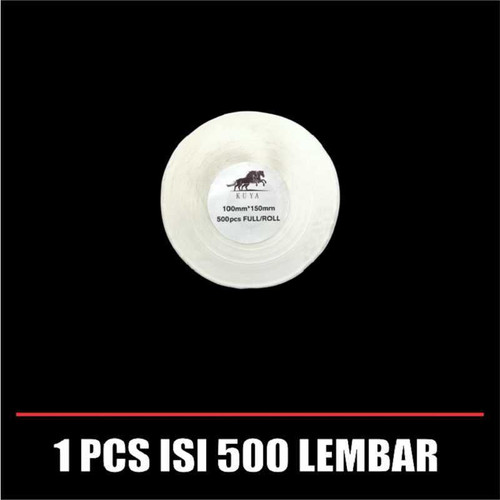 Kertas Thermal Bersih Tebal A6 100x150mm Resi Label Barcode Bersih Tebal Per 1 pcs