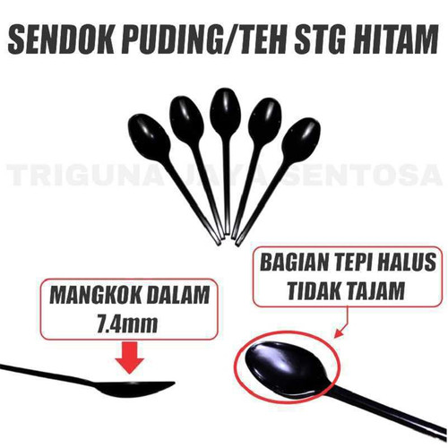 Sendok Teh Puding STG / Sendok Jelly Eskrim STB / Garpu mini / Sendok Bebek Plastik Dus Semua js krm