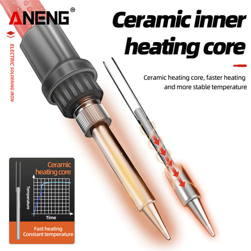 Aneng SL104 SolderIng Iron Elektrik Adjustable Temperature 60W 200°C-450°C