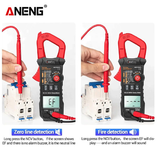 Aneng ST210  True RMS 6000 Counts Professional Clamp Meter DC/AC 600A