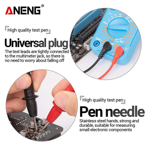 Aneng PT840 Kabel Multimeter Test Pen Test Lead Wire Retardant 10A