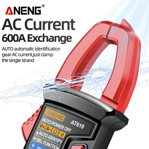 Aneng AT619 Pro Digital Voice Broadcast Multimeter AC Volt Clamp Meter
