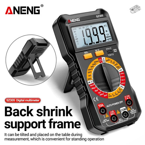 Aneng SZ305 Pro Multitester Digital Battery Detection Buzzer AC Volt
