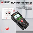 Aneng M107 Smart Digital Multimeter 4000 Counts NCV Resistan Original