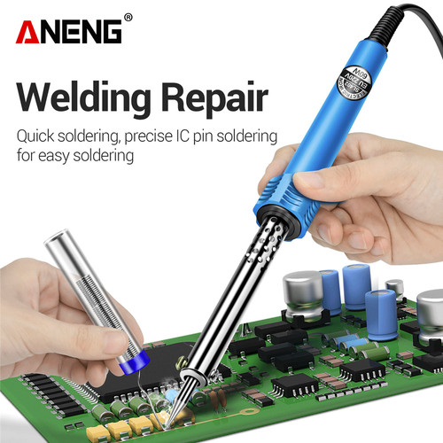 Aneng SL402 Electric Soldering Iron Quick Heating Solder Listrik 60Watt