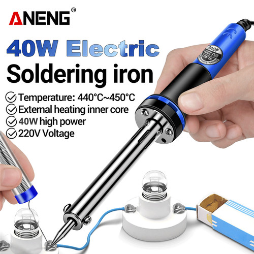 Aneng SL401 Electric Solder Listrik Quick Heating Soldering Iron 40W