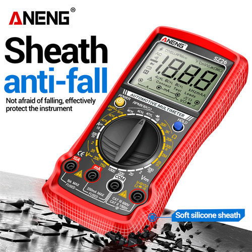 Aneng SZ26 Pro Multitester 1999 Count Smart High Precision Closed Angle Measure Car Tester Tools