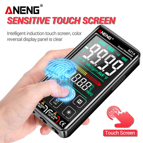 Aneng 621A Pro Multimeter Digital Smart Touch Screen Watch mA Current Ori