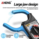 Aneng DT266 LCD 1999 Count Digital Clamp Meter AC Current Large Resistance