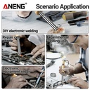 Aneng SL502 Solder Listrik Wooden Handle Electric Soldering Iron 40W Repair Tools Electric