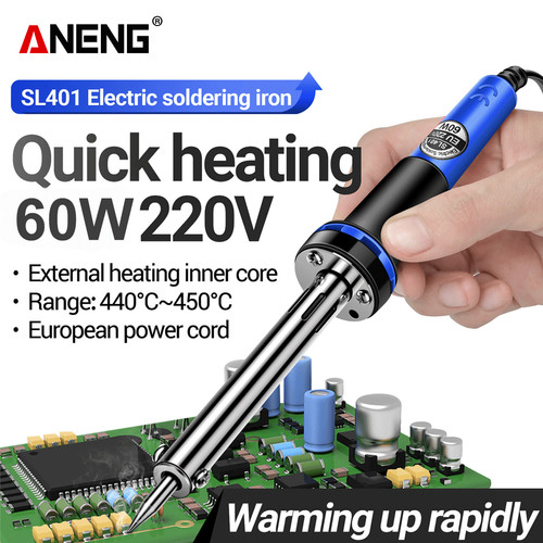Aneng SL401 Electric Solder Listrik Quick Heating Soldering Iron 60W