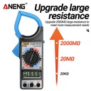 Aneng DT266 LCD 1999 Count Digital Clamp Meter AC Current Large Resistance