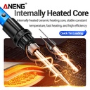 Aneng Sl105 Adjustable Temperature Electric Soldering Iron 60W Ceramic Heating Core Soldering Tool
