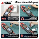 Aneng PN109 Clamp Meter Professional Smart Digital 600A High Current NCV Induction Non-Contact