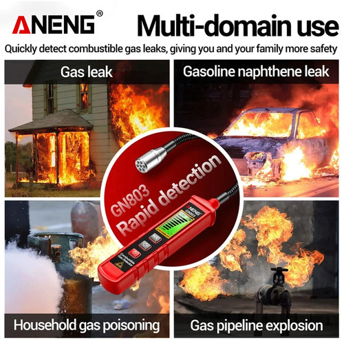 Aneng GN803 Handheld Gas Leak Detector Gas Testers Portable Analyzer