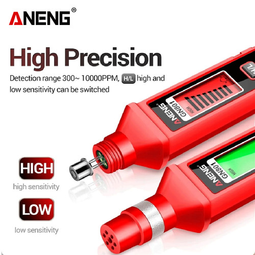 Aneng GN801 Combustible Gas Detector Analyzer Portable 300-10000PPM