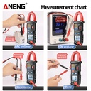 Aneng AT619 Pro Digital Voice Broadcast Multimeter AC Volt Clamp Meter