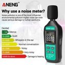 Aneng GN101 Digital Noise Meter Measurement 35-135 db Monitor Logger