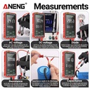 Aneng 683 6000 Counts Digital Multimeter Smart Touch Screen Diode Ori