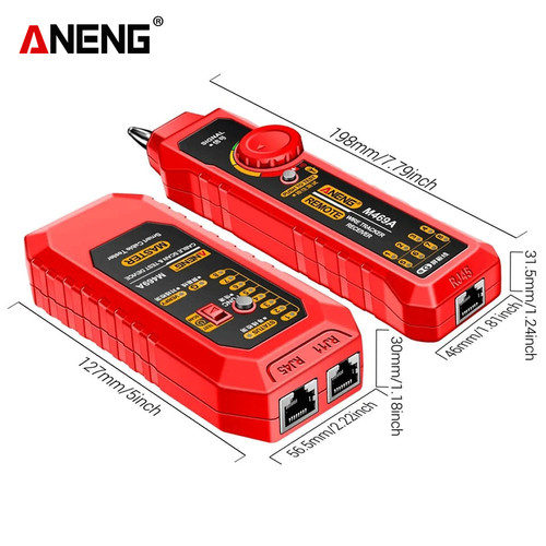 Aneng M469A Network Cable Tracker Networking Analyzer RJ45 RJ11 Ori