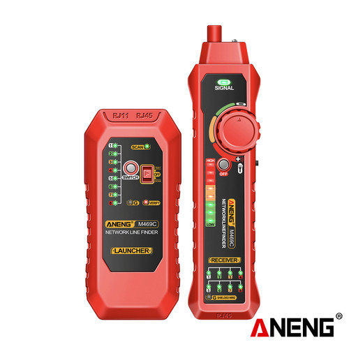 Aneng M469C M469C Smart Network Cable Tester RJ45 RJ11 LAN Cable Tester Finder Wire Tracker
