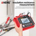 Aneng MH12 Digital Megohmmeter Meters Insulation Earth Resistance Ori