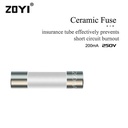 ZOYI Fuse Keramik Fuse For Multimeter Instrument 200mA 3.5mmx10mm 250V