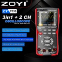 ZOYI ZT703s 2 Channel OSCILLOSCOPE OSILOSKOP Digital Multimeter 50Mhz