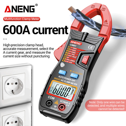 Aneng CM81 Digital Clamp Meter AC Current Multimeter Car Amp Hz NCV