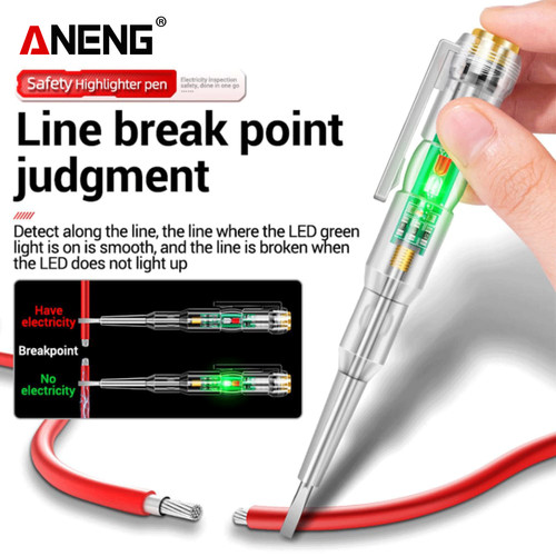 Aneng B11 Obeng Tespen Pen with Indicator Dual LED Pengukur Listrik