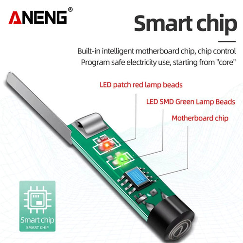 Aneng B14 Obeng Tester With Indicator Light Sound and Light Alarm