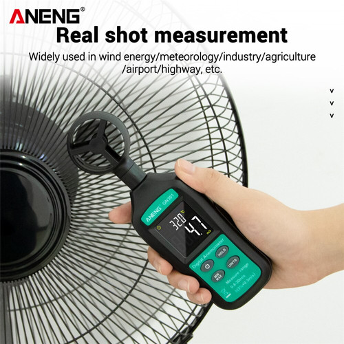Aneng GN301 Tester Digital Anemometer 0-30 M/s Angin Meter Original