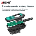 Aneng GN401 Digital Portable Thermometer Hygrometer Gauge Original