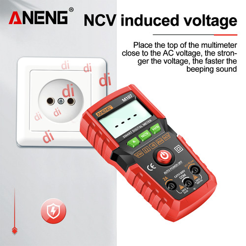 Aneng M107 Smart Digital Multimeter AC/DC Electrical Original