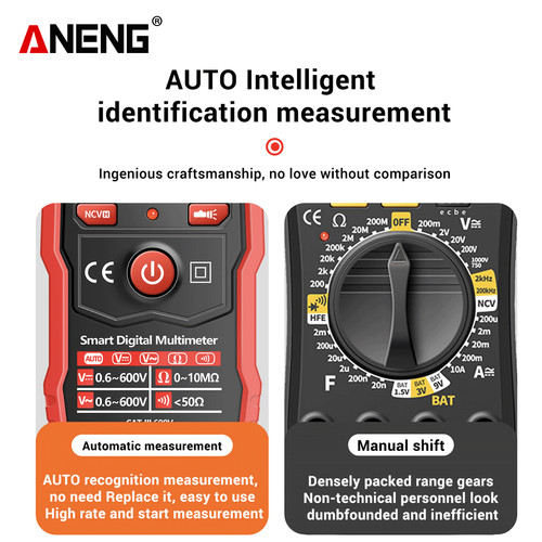 Aneng 8340 Multimeter Digital Voltmeter Ohm Meter 1999 Counts Original