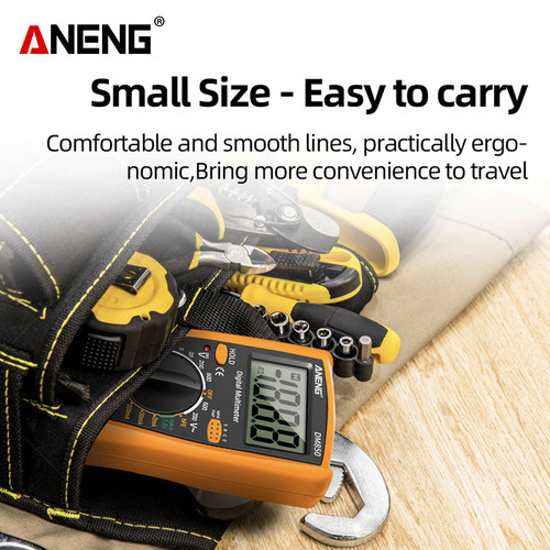 Aneng DM850 Multimeter Digital Mini AC DC Buzzer Test Original