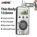 Aneng AN101 Multimeter Digital Saku LCD AC/DC Portabel Original