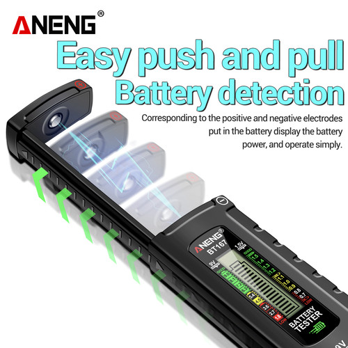 Aneng BT167 Pengukur Baterai Digital Battery Tester Detector Measurements Tester Tools