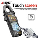 Aneng PN109 Pro Smart 600A High AC Current Clamp Meter Touch Screen Display Tester 4000 Counts