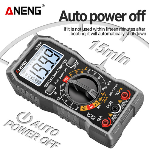 Aneng SZ06 Multitester Digital Milliampere DC Current 20mA-10A