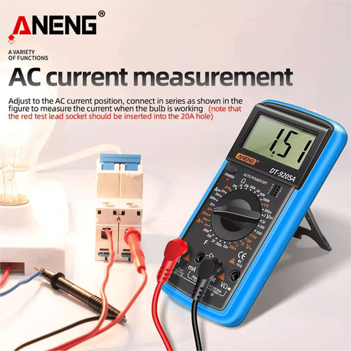 Aneng DT9205A Multimeter Digital Professional Tester Meter Original