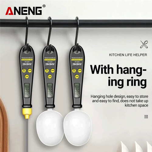 Aneng HTC-6 2 in 1 Timbangan Dapur Sendok & Electonic Thermometer