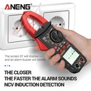 Aneng ST180 Clamp Meter Multitester Digital Tang Amper Light Original