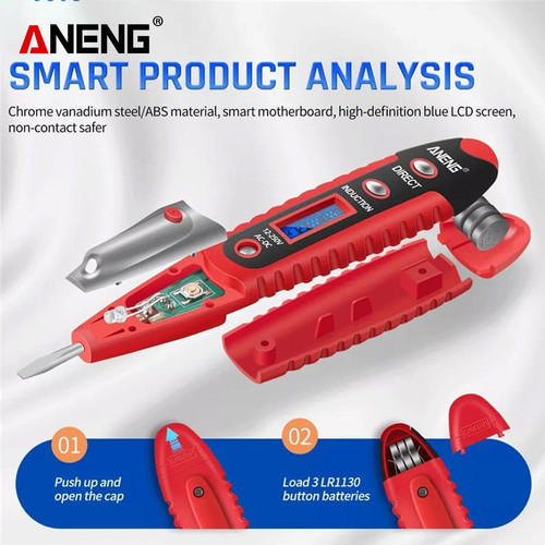 Aneng VD700 Tespen Digital Non-Contact Electric Tester Pen Original