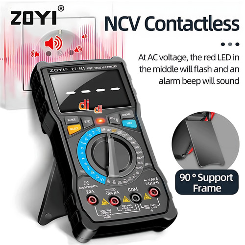 ZOYI ZT-M1 Tester Capasitor 80 MicroFarad Multimeter Avometer Battery