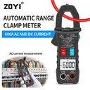 ZOYI ZT-QB9 Auto Range Clamp Meter Tang Ampere AC Dan DC Current 600A
