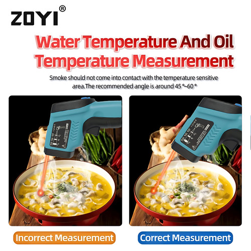 ZOYI GM550 Digital Infrared Thermometer IR Termometer Laser Termo Gun