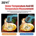 ZOYI GM550 Digital Infrared Thermometer IR Termometer Laser Termo Gun