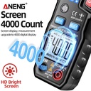Aneng AT619 Digital Voice Broadcast Multimeter Clamp AC Clamp Meter